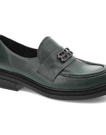 Zielone Półbuty Armodo Modne Obuwie Damskie kolor zielony