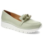 Zielone Półbuty Armodo Stylowe Obuwie Damskie kolor zielony