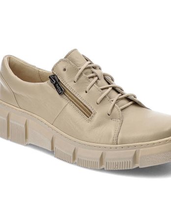 Złote Półbuty Helios Wygodne Skórzane Buty kolor złoty