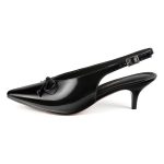 loft37 Skórzane czółenka w kolorze czarnym rozmiar: 38 kolor black.